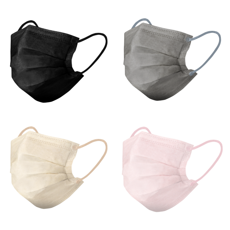 カラー不織布マスク　7枚入り袋（個包装）　※クリックポスト対象商品